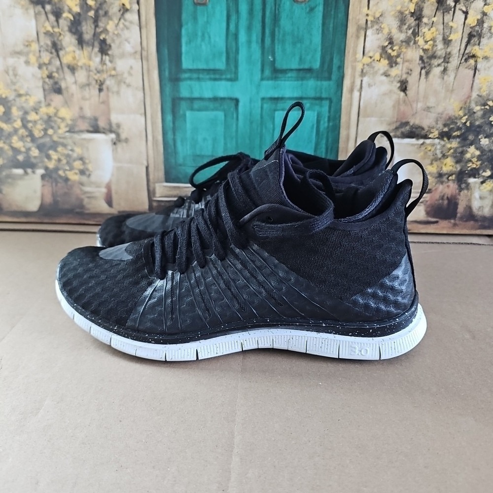 Nike Free Hypervenom 2 Black White 747139-001 Size 9